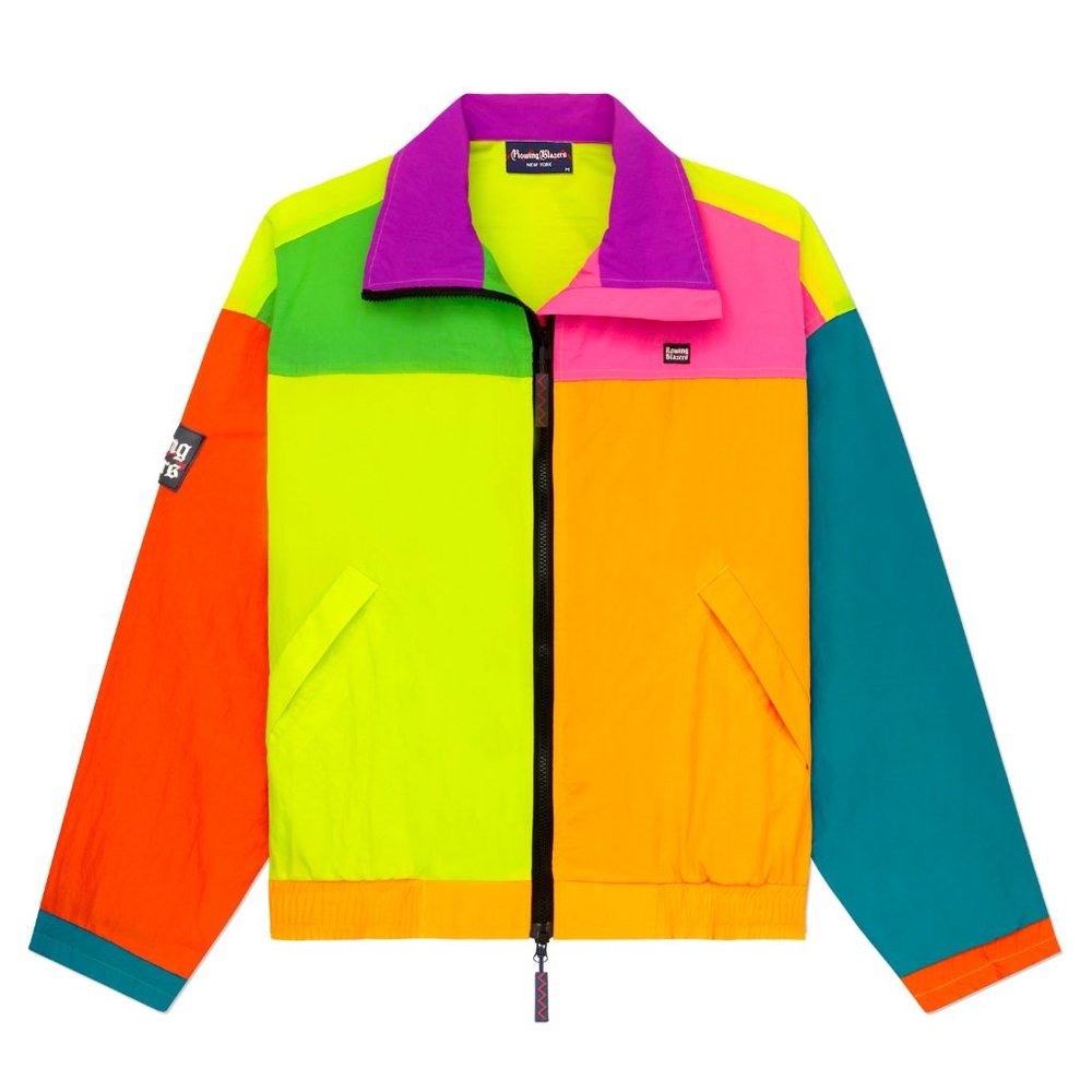 NWOT Rowing Blazers Nylon Colorblock Windbreaker Jacket